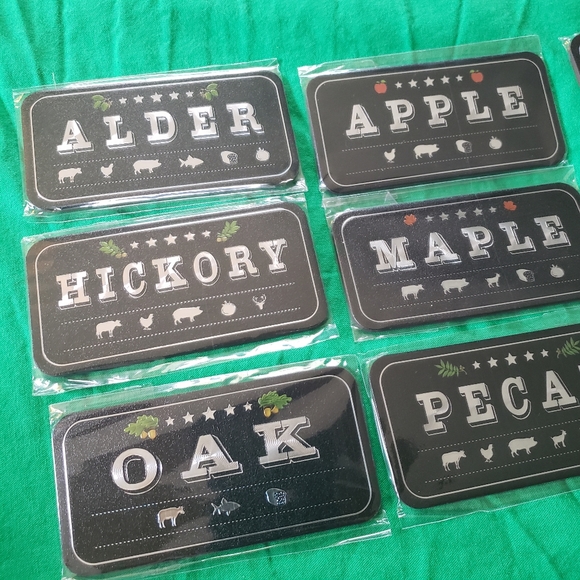 Magnet Labels for Wood Types Accessories for Pellet Smoker Grill New - Picture 3 of 6